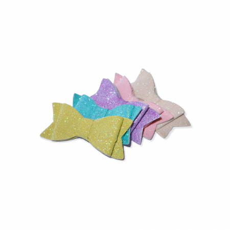 2" Glitter Dog Bow Mini Spring Collection